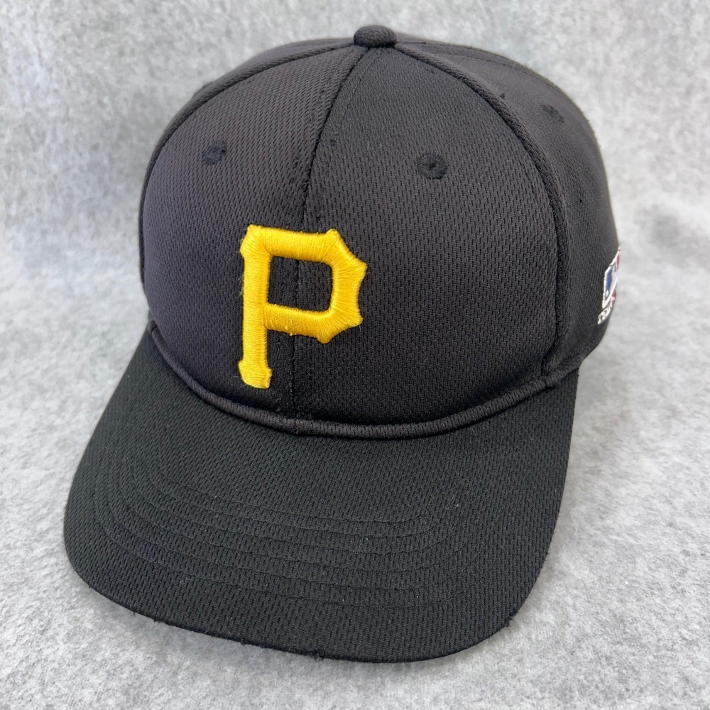 OC Sports Pittsburgh Pirates MLB Youth Baseball Hat Black Mesh Adjustable Cap